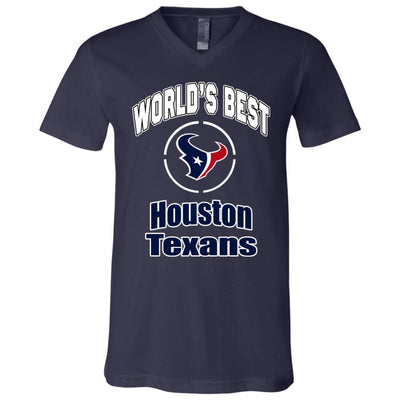 Amazing World's Best Dad Houston Texan T Shirts