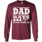 I Am A Dad And A Fan Nothing Scares Me Tampa Bay Rays T Shirt