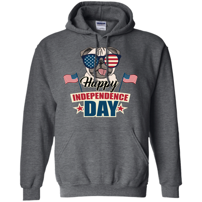 Happy Independence Day Pug T Shirts V1