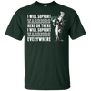 I Will Support Everywhere Hawaii Rainbow Warriors T Shirts