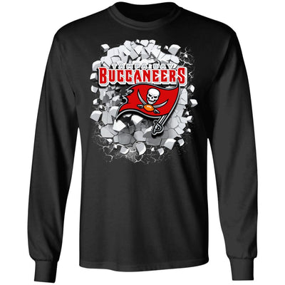 Colorful Earthquake Art Tampa Bay Buccaneers T Shirt