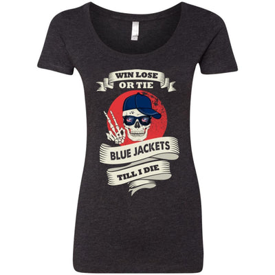 Skull Say Hi Columbus Blue Jackets T Shirts