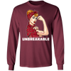 Beautiful Girl Unbreakable Go Arizona Diamondbacks T Shirt