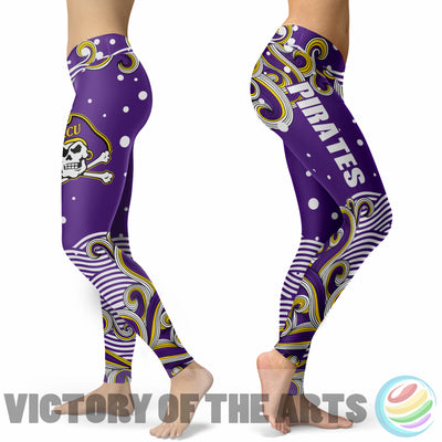 Great Summer With Wave East Carolina Pirates Leggings