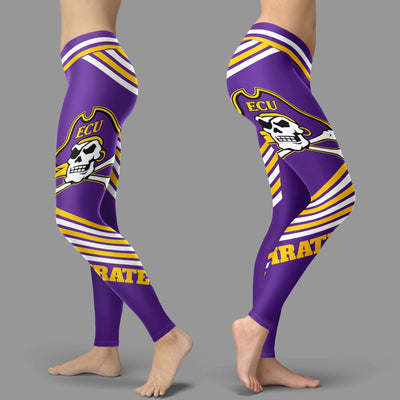 Straight Cute Beautiful Attractive East Carolina Pirates Leggings