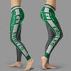 Fashion Gorgeous Fitting Fabulous Eastern Michigan Eagles Leggings