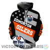 Proud Of American Stars Edmonton Oilers Hoodie