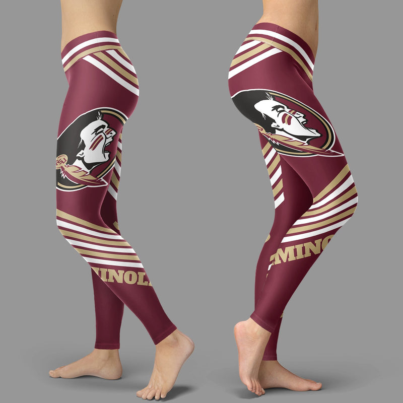 Straight Cute Beautiful Attractive Florida State Seminoles Leggings