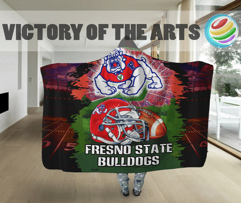 Pro Shop Fresno State Bulldogs Home Field Advantage Hooded Blanket