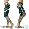 Great Summer With Wave Green Bay Packers Leggings