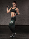 Inspired Cross Green Bay Packers Leggings