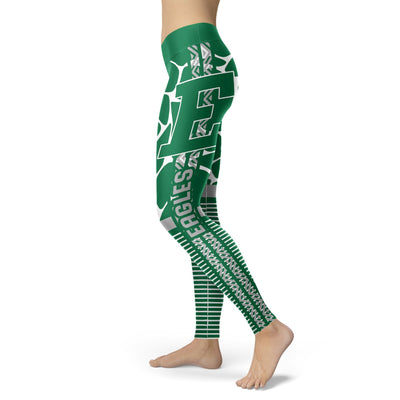 Cool Air Lighten Attractive Kind Eastern Michigan Eagles Leggings