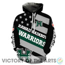 Proud Of American Stars Hawaii Rainbow Warriors Hoodie