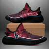Colorful Line Words Houston Texans Yeezy Shoes
