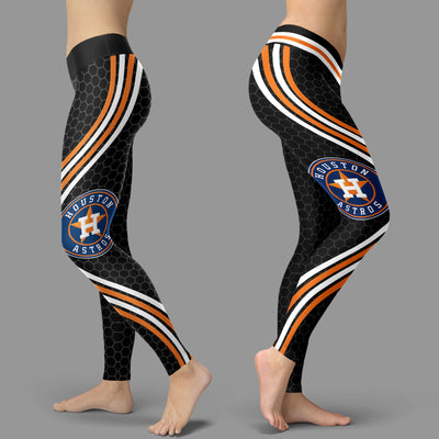 Black Venom Houston Astros Leggings