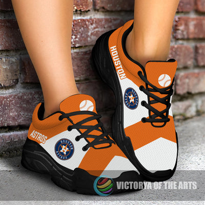 Colorful Logo Houston Astros Chunky Sneakers