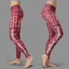 Cosy Seamless Border Wonderful Houston Cougars Leggings