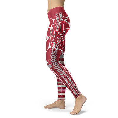 Cool Air Lighten Attractive Kind Houston Cougars Leggings