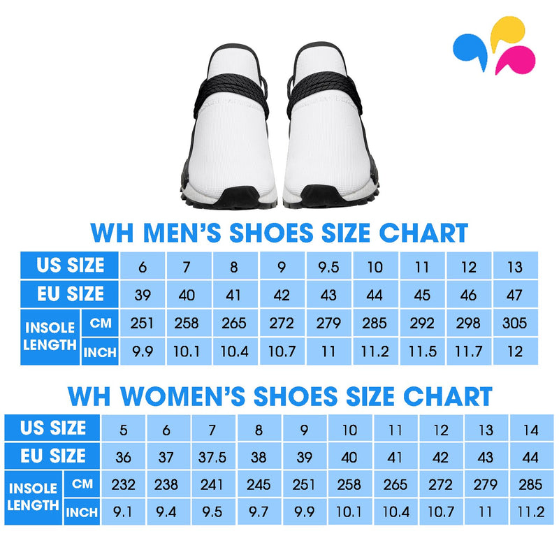 Amazing Pattern Human Race Akron Zips Shoes For Fans