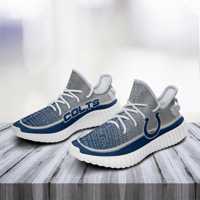 Colorful Line Words Indianapolis Colts Yeezy Shoes