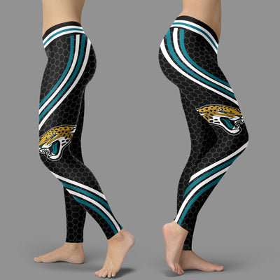 Black Venom Jacksonville Jaguars Leggings