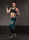 Inspired Cross Jacksonville Jaguars Leggings