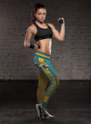 Fashion Gorgeous Fitting Fabulous Jacksonville Jaguars Leggings