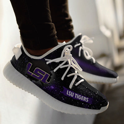 Art Scratch Mystery LSU Tigers Yeezy Shoes