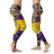 Boho LSU Tigers Leggings With Fantastic Art