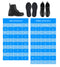 Tie Dying Awesome Background Rainbow Colorado Avalanche Boots