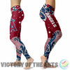 Great Summer With Wave Los Angeles Angels Leggings