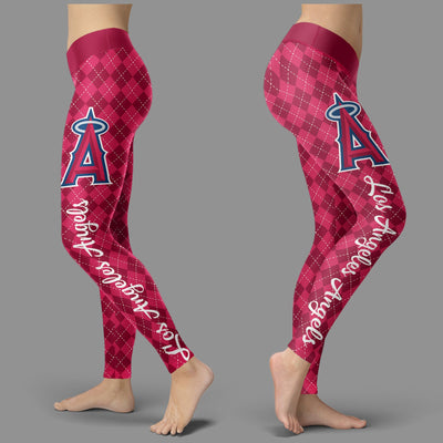 Cosy Seamless Border Wonderful Los Angeles Angels Leggings