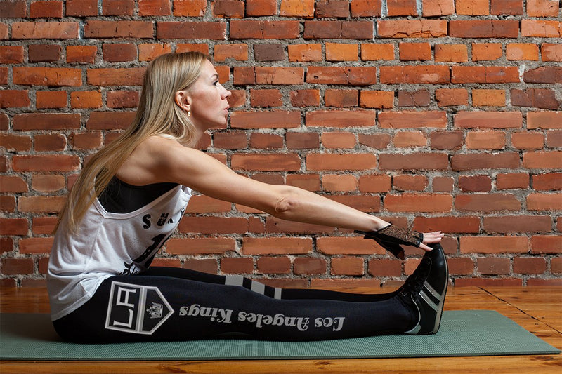 Through Great Logo Spread Body Striped Circle Los Angeles Kings Leggings