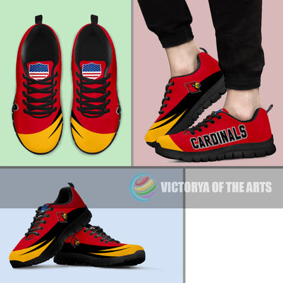 Awesome Gift Logo Louisville Cardinals Sneakers