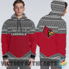 Simple Color Floral Louisville Cardinals Hoodie