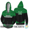 Simple Color Floral Marshall Thundering Herd Hoodie