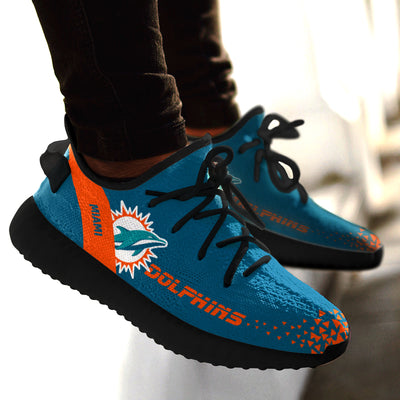 Line Logo Miami Dolphins Sneakers As Special Shoes