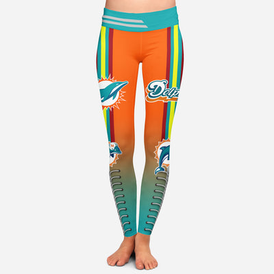 Cute Twins Logo Miami Dolphins Leggings For Fans