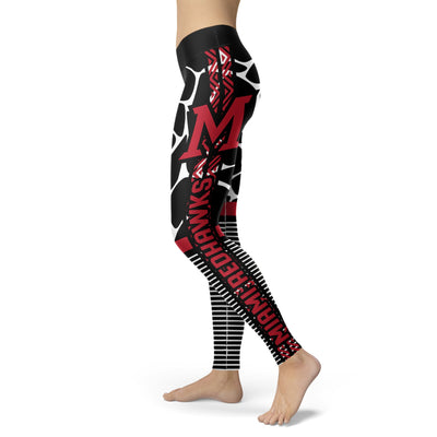 Cool Air Lighten Attractive Kind Miami RedHawks Leggings