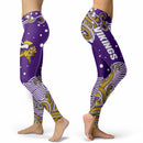 Great Summer With Wave Minnesota Vikings Leggings
