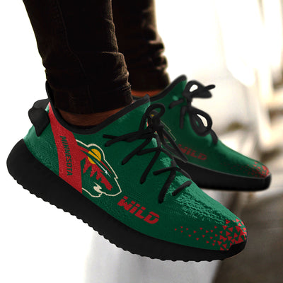 Line Logo Minnesota Wild Sneakers As Special Shoes