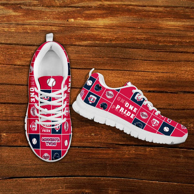 Colorful Pride Flag Minnesota Twins Sneakers