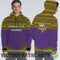 Simple Color Floral Minnesota Vikings Hoodie
