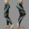 Black Venom Minnesota Wild Leggings