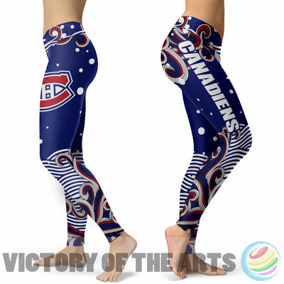 Great Summer With Wave Montreal Canadiens Leggings