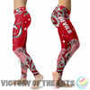 Great Summer With Wave New Jersey Devils Leggings