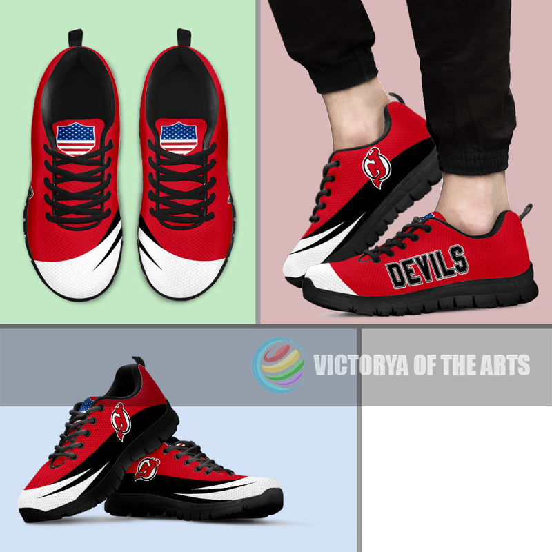 Awesome Gift Logo New Jersey Devils Sneakers