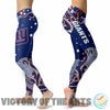 Great Summer With Wave New York Giants Leggings