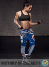 Great Summer With Wave New York Mets Leggings