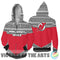 Simple Color Floral New Jersey Devils Hoodie